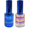 Wave Royal Collection 2-In-1 Matching Duo Set / 1 Gel Polish 0.5 oz. + 1 Lacquer 0.5 oz. / #WR011 A Perfect Ballroom Dance