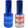 Wave Royal Collection 2-In-1 Matching Duo Set / 1 Gel Polish 0.5 oz. + 1 Lacquer 0.5 oz. / #WR013 Bronzed Beige