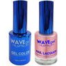 Wave Royal Collection 2-In-1 Matching Duo Set / 1 Gel Polish 0.5 oz. + 1 Lacquer 0.5 oz. / #WR014 Mysore Palace