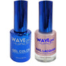 Wave Royal Collection 2-In-1 Matching Duo Set / 1 Gel Polish 0.5 oz. + 1 Lacquer 0.5 oz. / #WR015 A Trip to London