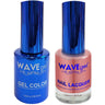 Wave Royal Collection 2-In-1 Matching Duo Set / 1 Gel Polish 0.5 oz. + 1 Lacquer 0.5 oz. / #WR017 Say My Name