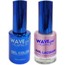 Wave Royal Collection 2-In-1 Matching Duo Set / 1 Gel Polish 0.5 oz. + 1 Lacquer 0.5 oz. / #WR018 Vivacious
