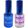 Wave Royal Collection 2-In-1 Matching Duo Set / 1 Gel Polish 0.5 oz. + 1 Lacquer 0.5 oz. / #WR021 Princess Tea Party