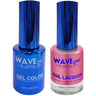 Wave Royal Collection 2-In-1 Matching Duo Set / 1 Gel Polish 0.5 oz. + 1 Lacquer 0.5 oz. / #WR030 Summer Fling
