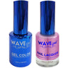 Wave Royal Collection 2-In-1 Matching Duo Set / 1 Gel Polish 0.5 oz. + 1 Lacquer 0.5 oz. / #WR032 Amalienborg