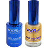 Wave Royal Collection 2-In-1 Matching Duo Set / 1 Gel Polish 0.5 oz. + 1 Lacquer 0.5 oz. / #WR035 Trooping the Colour