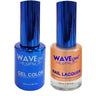 Wave Royal Collection 2-In-1 Matching Duo Set / 1 Gel Polish 0.5 oz. + 1 Lacquer 0.5 oz. / #WR037 Savoy Palace