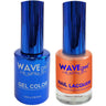 Wave Royal Collection 2-In-1 Matching Duo Set / 1 Gel Polish 0.5 oz. + 1 Lacquer 0.5 oz. / #WR039 The Duke