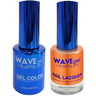 Wave Royal Collection 2-In-1 Matching Duo Set / 1 Gel Polish 0.5 oz. + 1 Lacquer 0.5 oz. / #WR040 Marquess