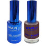 Wave Royal Collection 2-In-1 Matching Duo Set / 1 Gel Polish 0.5 oz. + 1 Lacquer 0.5 oz. / #WR050 Dark Crimson