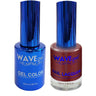 Wave Royal Collection 2-In-1 Matching Duo Set / 1 Gel Polish 0.5 oz. + 1 Lacquer 0.5 oz. / #WR065 Dark & Envious