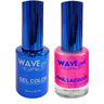 Wave Royal Collection 2-In-1 Matching Duo Set / 1 Gel Polish 0.5 oz. + 1 Lacquer 0.5 oz. / #WR073 A Castle to Herself