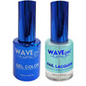 Wave Royal Collection 2-In-1 Matching Duo Set / 1 Gel Polish 0.5 oz. + 1 Lacquer 0.5 oz. / #WR088 day Journey to the Castle