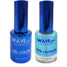 Wave Royal Collection 2-In-1 Matching Duo Set / 1 Gel Polish 0.5 oz. + 1 Lacquer 0.5 oz. / #WR089 Enchanted