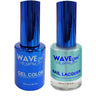 Wave Royal Collection 2-In-1 Matching Duo Set / 1 Gel Polish 0.5 oz. + 1 Lacquer 0.5 oz. / #WR093 Thinking Out Loud