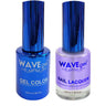 Wave Royal Collection 2-In-1 Matching Duo Set / 1 Gel Polish 0.5 oz. + 1 Lacquer 0.5 oz. / #WR098 Whatever happens in London Stays in London