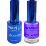 Wave Royal Collection 2-In-1 Matching Duo Set / 1 Gel Polish 0.5 oz. + 1 Lacquer 0.5 oz. / #WR100 Le Chateau De Fontainebleau
