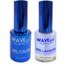 Wave Royal Collection 2-In-1 Matching Duo Set / 1 Gel Polish 0.5 oz. + 1 Lacquer 0.5 oz. / #WR102 Up in the Air