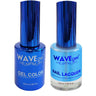 Wave Royal Collection 2-In-1 Matching Duo Set / 1 Gel Polish 0.5 oz. + 1 Lacquer 0.5 oz. / #WR103 The Lake behind the Kingdom