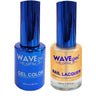 Wave Royal Collection 2-In-1 Matching Duo Set / 1 Gel Polish 0.5 oz. + 1 Lacquer 0.5 oz. / #WR113 It's Reigning Gold!