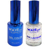 Wave Royal Collection 2-In-1 Matching Duo Set / 1 Gel Polish 0.5 oz. + 1 Lacquer 0.5 oz. / #WR114 Sparkling White