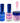 Wave Royal Collection 3-In-1 Matching Combo Set / 1 Gel Polish 0.5 oz. + 1 Lacquer 0.5 oz. + 1 Dip Powder 2 oz. / #WR020 Heaven Sent