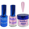 Wave Royal Collection 3-In-1 Matching Combo Set / 1 Gel Polish 0.5 oz. + 1 Lacquer 0.5 oz. + 1 Dip Powder 2 oz. / #WR021 Princess Tea Party
