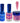 Wave Royal Collection 3-In-1 Matching Combo Set / 1 Gel Polish 0.5 oz. + 1 Lacquer 0.5 oz. + 1 Dip Powder 2 oz. / #WR030 Summer Fling