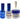 Wave Royal Collection 3-In-1 Matching Combo Set / 1 Gel Polish 0.5 oz. + 1 Lacquer 0.5 oz. + 1 Dip Powder 2 oz. / #WR044 Grey Bandit