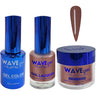 Wave Royal Collection 3-In-1 Matching Combo Set / 1 Gel Polish 0.5 oz. + 1 Lacquer 0.5 oz. + 1 Dip Powder 2 oz. / #WR049 Temptress