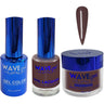 Wave Royal Collection 3-In-1 Matching Combo Set / 1 Gel Polish 0.5 oz. + 1 Lacquer 0.5 oz. + 1 Dip Powder 2 oz. / #WR050 Dark Crimson