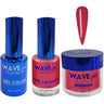 Wave Royal Collection 3-In-1 Matching Combo Set / 1 Gel Polish 0.5 oz. + 1 Lacquer 0.5 oz. + 1 Dip Powder 2 oz. / #WR054 Night In