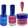 Wave Royal Collection 3-In-1 Matching Combo Set / 1 Gel Polish 0.5 oz. + 1 Lacquer 0.5 oz. + 1 Dip Powder 2 oz. / #WR055 Queen's Gambit