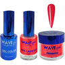 Wave Royal Collection 3-In-1 Matching Combo Set / 1 Gel Polish 0.5 oz. + 1 Lacquer 0.5 oz. + 1 Dip Powder 2 oz. / #WR056 Royal Heartbreak