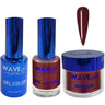 Wave Royal Collection 3-In-1 Matching Combo Set / 1 Gel Polish 0.5 oz. + 1 Lacquer 0.5 oz. + 1 Dip Powder 2 oz. / #WR065 Dark & Envious