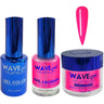 Wave Royal Collection 3-In-1 Matching Combo Set / 1 Gel Polish 0.5 oz. + 1 Lacquer 0.5 oz. + 1 Dip Powder 2 oz. / #WR073 A Castle to Herself