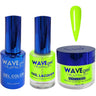 Wave Royal Collection 3-In-1 Matching Combo Set / 1 Gel Polish 0.5 oz. + 1 Lacquer 0.5 oz. + 1 Dip Powder 2 oz. / #WR075 POP of Neon