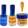 Wave Royal Collection 3-In-1 Matching Combo Set / 1 Gel Polish 0.5 oz. + 1 Lacquer 0.5 oz. + 1 Dip Powder 2 oz. / #WR077 Ivory Coast