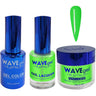 Wave Royal Collection 3-In-1 Matching Combo Set / 1 Gel Polish 0.5 oz. + 1 Lacquer 0.5 oz. + 1 Dip Powder 2 oz. / #WR079 Greener on the Queen's Side