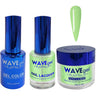 Wave Royal Collection 3-In-1 Matching Combo Set / 1 Gel Polish 0.5 oz. + 1 Lacquer 0.5 oz. + 1 Dip Powder 2 oz. / #WR080 Lime Sublime