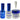 Wave Royal Collection 3-In-1 Matching Combo Set / 1 Gel Polish 0.5 oz. + 1 Lacquer 0.5 oz. + 1 Dip Powder 2 oz. / #WR083 Noble