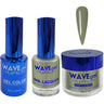 Wave Royal Collection 3-In-1 Matching Combo Set / 1 Gel Polish 0.5 oz. + 1 Lacquer 0.5 oz. + 1 Dip Powder 2 oz. / #WR086 Riddle Green