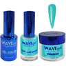 Wave Royal Collection 3-In-1 Matching Combo Set / 1 Gel Polish 0.5 oz. + 1 Lacquer 0.5 oz. + 1 Dip Powder 2 oz. / #WR094 It's Teal and Real!