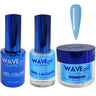 Wave Royal Collection 3-In-1 Matching Combo Set / 1 Gel Polish 0.5 oz. + 1 Lacquer 0.5 oz. + 1 Dip Powder 2 oz. / #WR103 The Lake behind the Kingdom