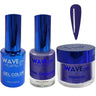 Wave Royal Collection 3-In-1 Matching Combo Set / 1 Gel Polish 0.5 oz. + 1 Lacquer 0.5 oz. + 1 Dip Powder 2 oz. / #WR109 Night Shift at the Palace