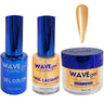 Wave Royal Collection 3-In-1 Matching Combo Set / 1 Gel Polish 0.5 oz. + 1 Lacquer 0.5 oz. + 1 Dip Powder 2 oz. / #WR113 It's Reigning Gold!