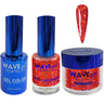 Wave Royal Collection 3-In-1 Matching Combo Set / 1 Gel Polish 0.5 oz. + 1 Lacquer 0.5 oz. + 1 Dip Powder 2 oz. / #WR115 The Crowning