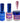 Wave Royal Collection 3-In-1 Matching Combo Set / 1 Gel Polish 0.5 oz. + 1 Lacquer 0.5 oz. + 1 Dip Powder 2 oz. / #WR116 Royal Party