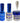 Wave Royal Collection 3-In-1 Matching Combo Set / 1 Gel Polish 0.5 oz. + 1 Lacquer 0.5 oz. + 1 Dip Powder 2 oz. / #WR117 The Royal Palace