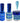 Wave Royal Collection 3-In-1 Matching Combo Set / 1 Gel Polish 0.5 oz. + 1 Lacquer 0.5 oz. + 1 Dip Powder 2 oz. / #WR119 Queen's Sky